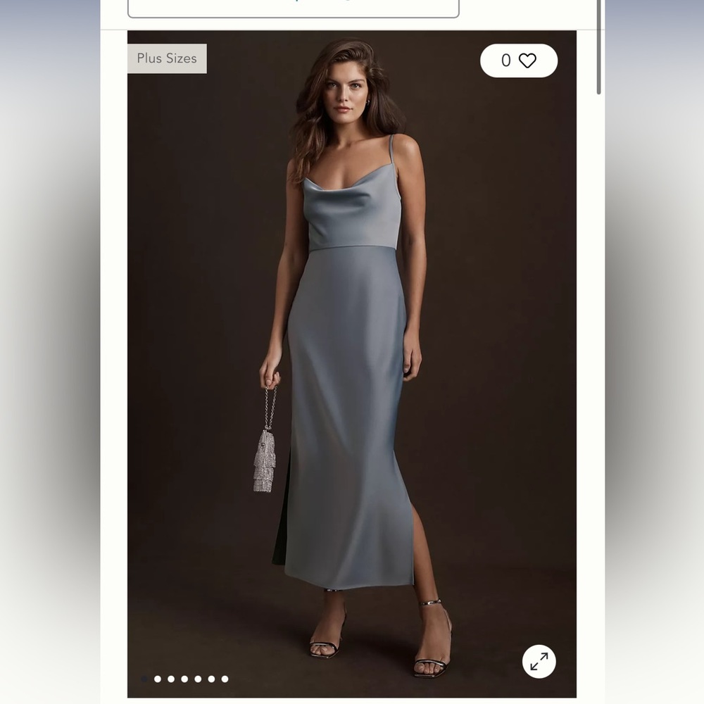 Anthropologie Sachin and Babi blue formal dress